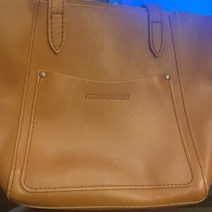Portland Leather Brown Tote Bag
